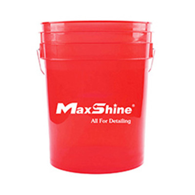 MSB002-R MaxShine Detailing Bucket Transparent Red ведро для детейлинга (красное), 20л