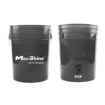MSB002-G MaxShine Detailing Bucket Transparent Black ведро для детейлинга (черное), 20л