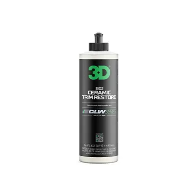 345OZ16 3D GLW SiO2 Ceramic Trim Restore реставратор пластика с гидрофобным эффектом, 473мл