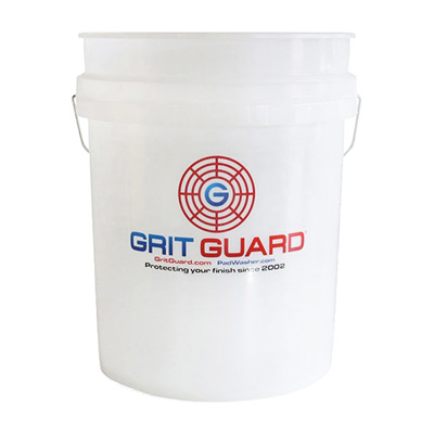 100414 GRIT GUARD Premium Bucket White сверхпрочное ведро для ручной мойки, 20л