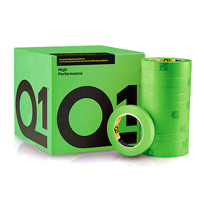 HPG124 Q1 High Performance малярная лента водостойкая 110°С-30мин зеленая, 24мм х50м