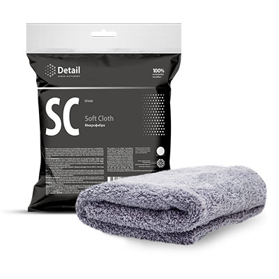 DT-0165 Detail SC Soft Cloth микрофибра без оверлока 40х40см, 450г/м2