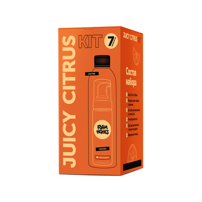 FHB036 Foam Heroes Juicy Citrus Kit органический очиститель c аксессуарами (набор)