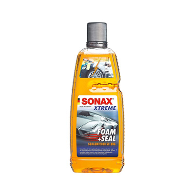 251300 SONAX Foam Seal шампунь с силантом для ручной мойки автомобиля, 1л