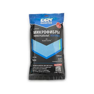 Dry Monster Terry King комплект универсальных микрофибр, 35х35см (9шт)