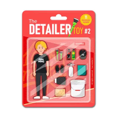 1CMSt15 The Detailer Toy #2 стикер водостойкий матовый, 7.3x5.5см