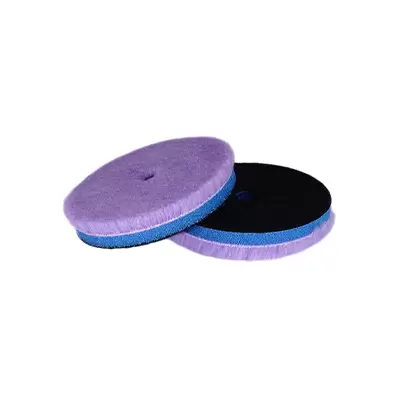 HWPDAF-130 A302 Purple Wool Pad меховой круг лиловый на поролоне DA (ворс 8мм), 130мм