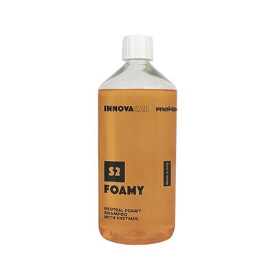 INNOVACAR S2 Foamy pH-нейтральный пенный шампунь с энзимами для ручной мойки автомобиля, 1л