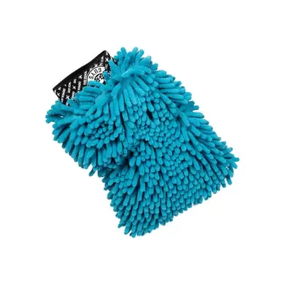 Chemical Guys Chenille Premium Wash Mitt микрофибровая варежка с длинным ворсом, синяя