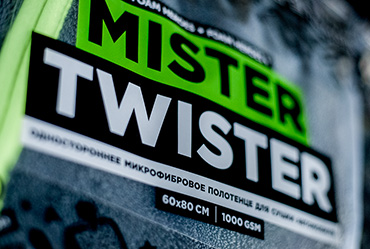  Mr. Twister одностороннее микрофибровое полотенце для сушки автомобиля от Foam Heroes