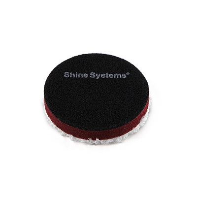 SS538 Shine Systems Microfiber Pad полировальный круг из микрофибры, 75мм