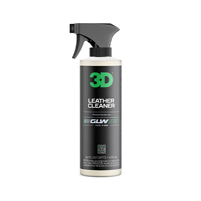 348OZ16 3D GLW Leather Cleaner очиститель кожи, 473мл